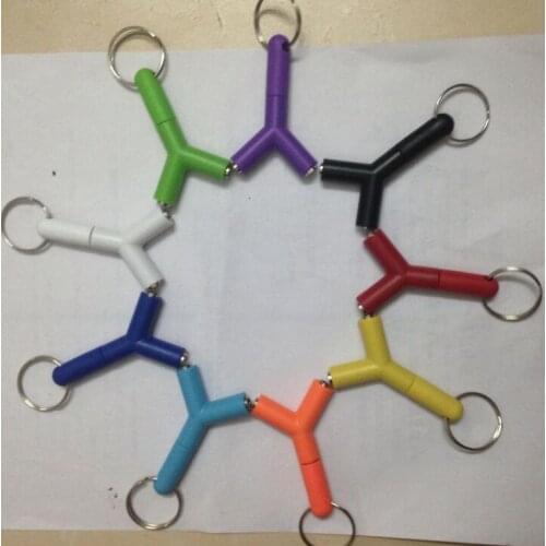 10Pcs 3.5 mm Stereo Jack Adapter 1 Male to 2 Female Y Splitter Headphone Audio Cable Connector