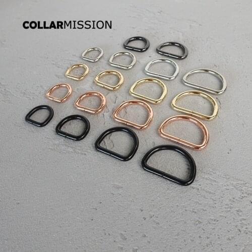 100pcs/lot D-Rings 25mm webbing strapping bags garment 30mm accessory retailing 15mm non welded metal flat Dee ring 20mm