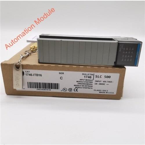1746-ITB16 SLC 500 PLC 16 POINT I/O Model 1746ITB16 1746 1TB16 1746-1TB16 original brand new in factory sealed box