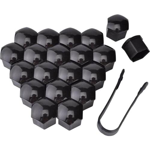 20pcs 17mm Wheel Nut Bolts Head Cover Cap Protective Bolts Caps Exterior Decoration Protecting Bolts Rims