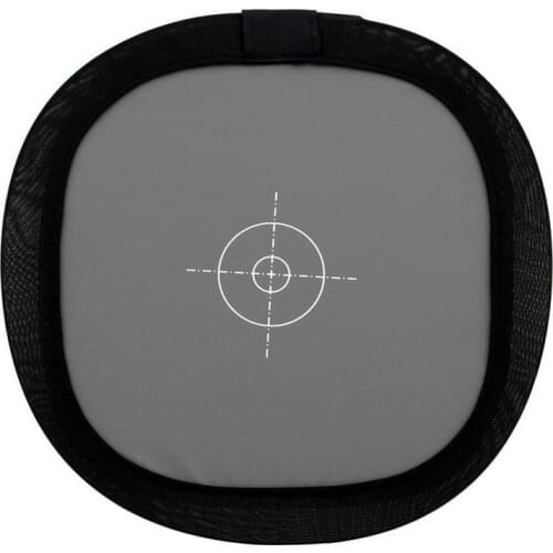 30CM Portable Photographic White Balance Focus Board Focus Plate, Reflector Gray Card Photography Focus Screen With Storage Bag