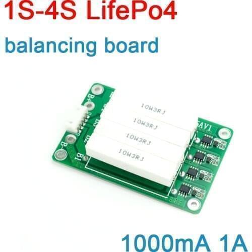 1S 2S 3S 4S Lifepo4 lithium battery Balance board 1000mA 1A current 12V lithium iron phosphate balancing FOR 3.2V 12V BMS