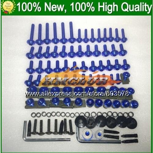 Fairing bolts full screw kit For YAMAHA YZF600R 1996 1997 1998 1999 00 YZF 600R 2002 2003 2004 2007 CL63 Nuts bolt screws Nut