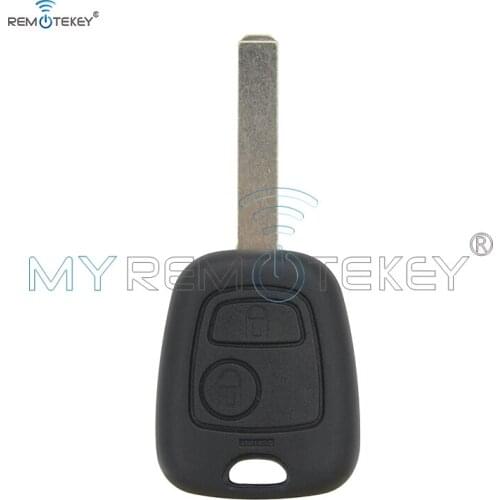 Remtekey 2 Buttons Remote Car Key Case Shell Fob VA2 Uncut Blade For Citroen C1 C2 C3 Pluriel C4 C5 C8 Xsara Picasso Cover