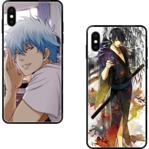 Black Soft Painted Cover Phone Case Japanese Anime Gintama Meilleur For Redmi Note 4 5 5A 6 7 8 8T 9 9S Pro Max