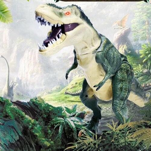 Childrens Remote Control Electric Dinosaur Model With Play Simulation Animal Dinosaurs will Walk Vocal Boy Childrens Toys