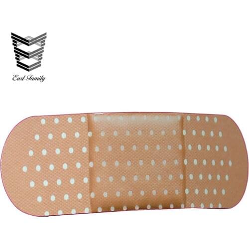 EARLFAMILY 13cm X 5.5cm Duct Tape Band Aid Vinyl Car Stickers Funny Bumper Window Car Laptop Decal Waterproof Car Styling