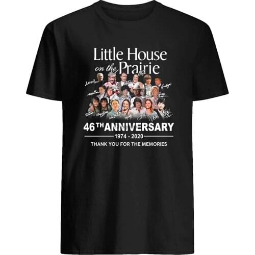 Little House on The Movie Prairie 46th Anniversary 1974-2020 cast Full Signed Thank You Movie Drama Film Gift Unisex T-Shirt