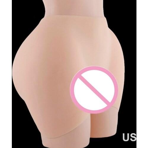 Hot New 5500g Silicone Underwear Padded Buttocks Hips Enhancer Women Body Shaper Panty Butt Latex Control Panties for Queen