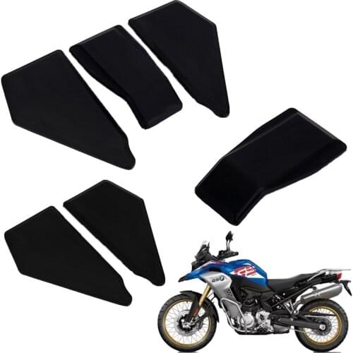 NEW Motorcycle Accessories Tank Pad Kit 3 pieces Black FOR BMW F 850 GS ADV 2019 2020 2021 Fuel Tank Stickers