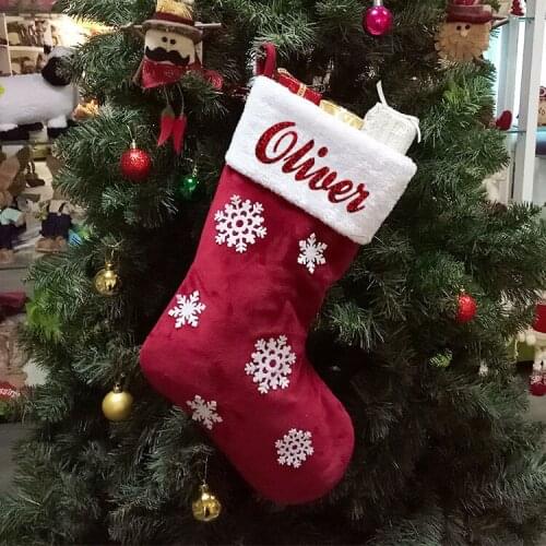 Personalized Christmas Stockings Xmas Gift Stocking Christmas Decor Custom Name Christmas Stockings Pet Christmas Stocking