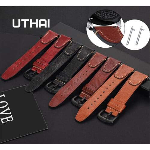 Cowhide leather watch strap 22mm For samsung Galaxy watch 46mm For Huawei watch GT 22mm women watchbands Men Strap Quick Release