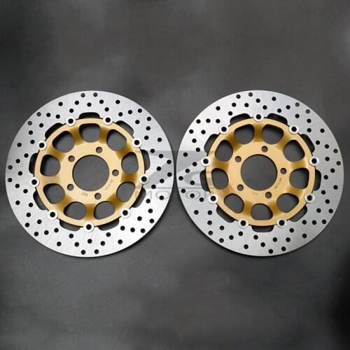 Front Brake Disc Rotor Brake Pad For SUZUKI GSX400 GSX 400 Impulse GK7B GK79A 1997-2000 1998 1999 2005