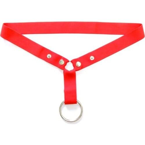 Sexy Metal Ring G String Men Thong Erotic Male Backless Jockstrap Gay Mens Thongs Man Fashion Underwear 2019 hot