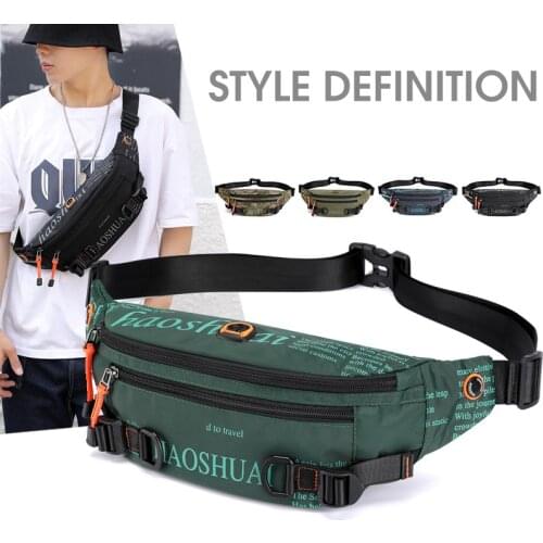 JYSHINE Hip Hop Bum Bags New Women Mens Fanny Pack Street Fashion Chest Crossbody Bag Sports Running Waist Belt Bag Cool Packs