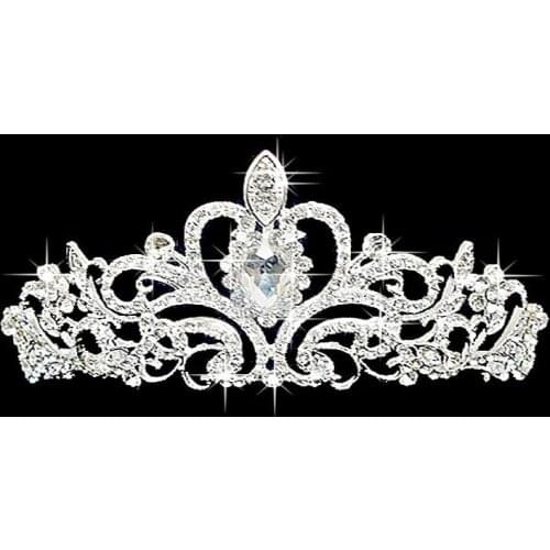 Rhinestone Bridal Crystal Tiara Wedding Hair Accessories Jewelry Tiara And Crowns Wedding Princess Headwear 3Pcs/Lot MYQC001