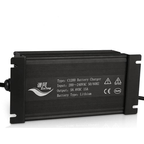 C1200 Battery Chargers liion charger 48v 20A 18A, 12S 50.4V, 13S 54.6V OR 14S