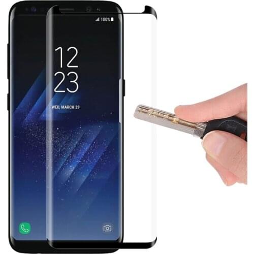 Premium 3D Curved Clear Screen Protector For Samsung Galaxy S9 S8 S8+ S9+ / S8 Plus Note 8 Note 9 Full Coverage Protective Glass