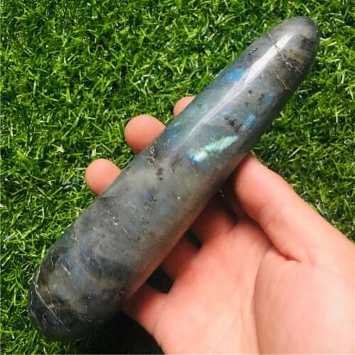 15cm Natural crystal massage wand