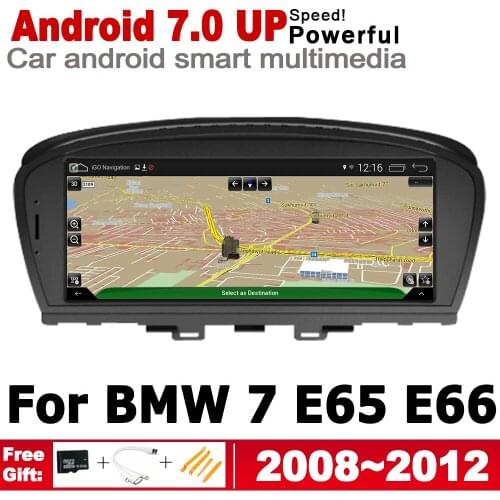 Android 7.0 up IPS car player For BMW 7 E65 E66 2008~2012 CIC original Style Autoradio gps navigation HD Screen Stereo Bluetooth