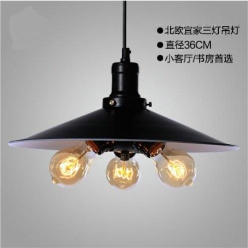 Free shipping High quality iron Reminisced pendant lamp Loft Northern Europe american vintage retro country pendant light