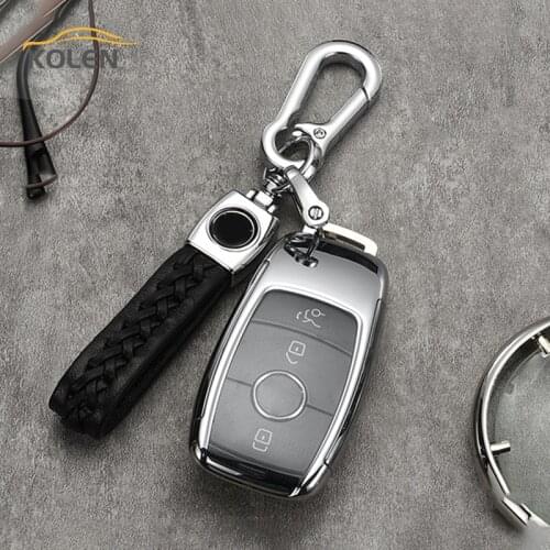 TPU + PC Car Remote Key Case Cover Shell Fob For Mercedes Bnez W213 E Class W222 S Class W205 W177 AMG Protection Accessories