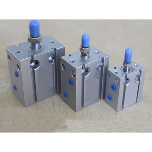 Bore 10mm x 15mm stroke Multi-position Free Mounting single acting CDU type Air Cylinders mini cylinder with magnet