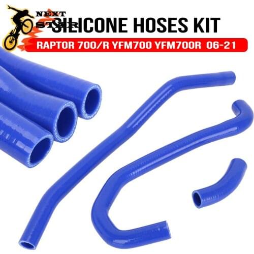 For Yamaha Raptor 700/R YFM700 YFM700R YFM 700 2006-2021 Motorcycle Engine Cooling Water Pipe Silicone Radiator Coolant Hose Kit