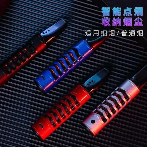 USB Rechargeable Environmentally Friendly Lighter New Anti-smoke Lazy Cigarette Holder Will Not Drop Small Soot Accessories