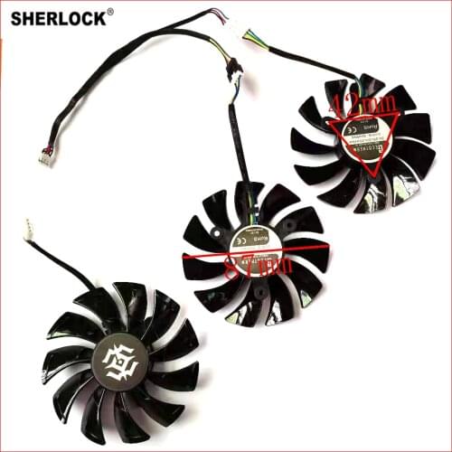 GA92S2U 3pcs/lot 4pin 87mm 42x42x42mm for ZOTAC RTX2060 2070 2080 2080ti AMP graphics card fan