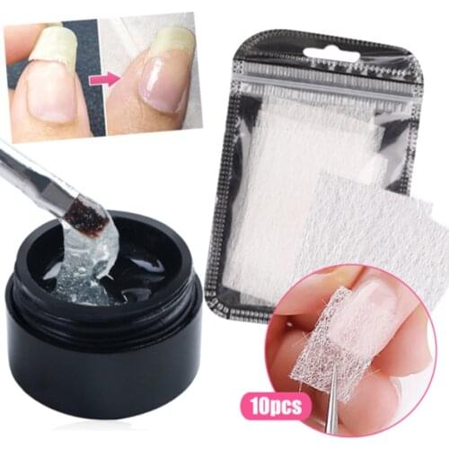 Fiber Nail Gel Polish Fiberglass Extension Building Soak Off UV Gel Repair Broken Nail Gel Extend Tool