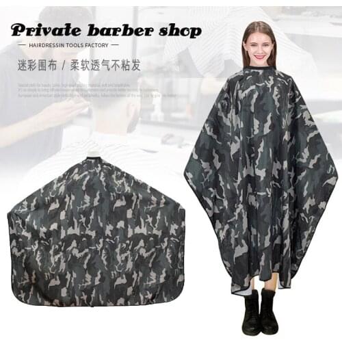 Hot dyed shawl Barbershop cloth Anti-static cloth for hair salon Hair cutting cloth for hair salon Hair Salon Dyeing Bib