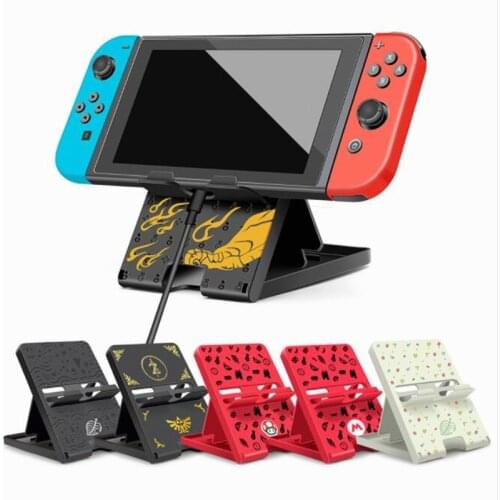 For Nintendo Switch Compact Playstand Adjustable Holder Stand Game Chassis Bracket Base Cradle Support For Nintendo Switch Lite