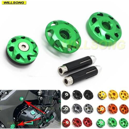 Body Fairing Frame Hole Cap CNC Decorative Cover Bracket Plug For KAWASAKI Z1000 Z1000SX Z800 ZRT00D ZRT00F NINJA1000 Motorcycle