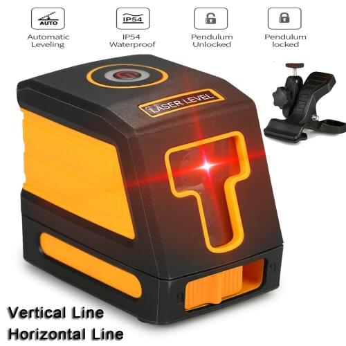 2 Lines Red Laser Level Horizontal Vertical Cross Line Leveling Laser Level Kit With Selectable Laser Lines Vertical Beam Spread