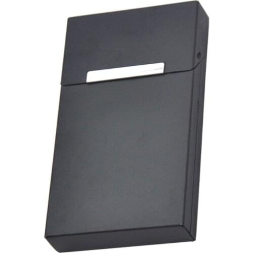 Lady Aluminum Slim Cigarette Box Cigar Accessories Case Cigar Tobacco easy to carry Box Storage Container Gift Box 6 Colors