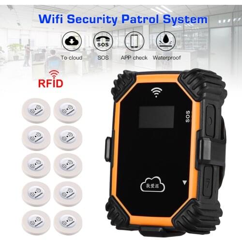Mini Wifi Real-time Guard Tour Security Patrolling System With LCD Display