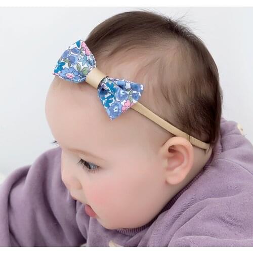 Girls Nylon Headband Hair Bows Head Band Elastic Bowknot Hairband for Children Kids Toddler Hair Accessories Headwear