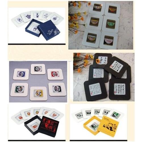 Wholesale 5sets /30pcs Chinese Fashion Table Coasters Cup Mat Pad Coaster