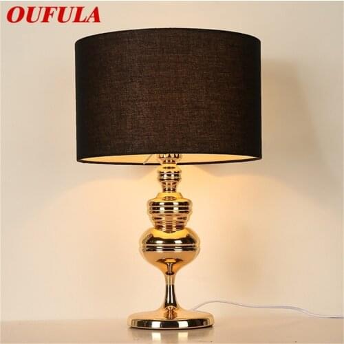 OUFULA Table Lamps Modern LED Creative Design Desk Lights Decorative For Home Bedside