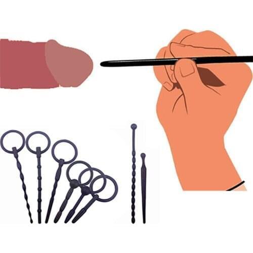 3pcs Urethral Plug Beads Butt Plug silicone Masturbation Inertia Flexible Penis Plug Massager Adult Products Sex Toys For Couple