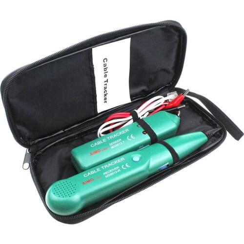 Professional MS6812 LAN Network Cable Tester For UTP STP Cat5 Cat5E Cat6 Cat6E RJ45 RJ11 Telephone Wire Tracker Tracer