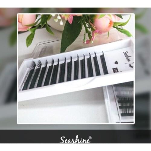 Seashine C D L CURL Silk Eyelash Extension Nutural Long Individual Lashes 100% Hand Made False Eyelashes
