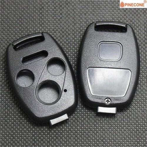 PINECONE for HONDA ACCORD CIVIC CR-V ODYSSEY PILOT Car Key Case 3+1Button Not need Cut Blade Replace Remote Car Key Fob Shell
