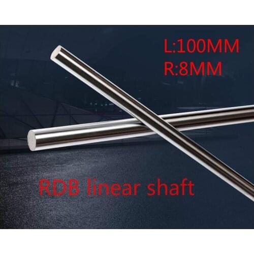 3D printer rod shaft WCS8mm linear shaft L100mm chrome plated linear motion guide rail round rod 8mm 100mm