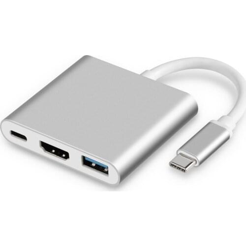 Schitec USB Type-C Combo USB 3.0 Hub High Speed HDMI 3 Ports USB Divider Card Reader All In One For SD TF For Laptop PC Computer