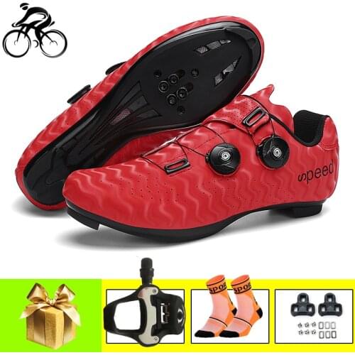 Cycling Shoes Road Men Women Breathable Self-locking Sapatilha Ciclismo Outdoor Sport Professional Athletic Riding Bicycle Shoes