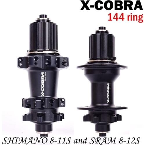 Bicycle hub 144 click 4 claws hubs MTB mountain bike hubs 4 NBK bearings cubes QR Thru 32 holes For Shimano 8-11s Sram XD 12s