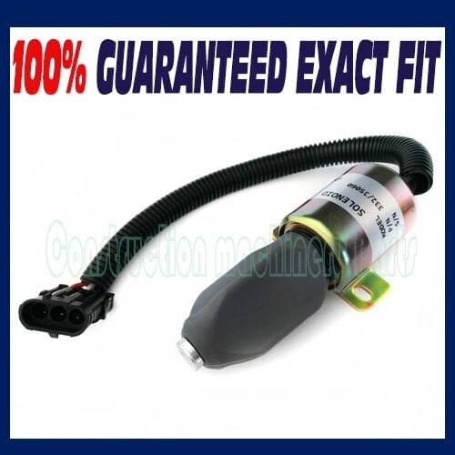 PARTS JCB JS JS130 JS160 JS180 JS240 JS260 - Solenoid engine stop (PARTS NO. 332/J5060)