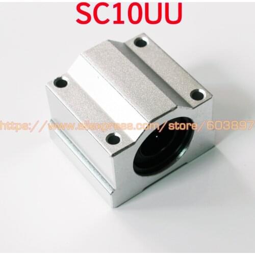 10mm SC10UU SCS10UU linear ball slide unit/bushing/block with LM10UU for XYZ table CNC router to match 10mm linear shaft